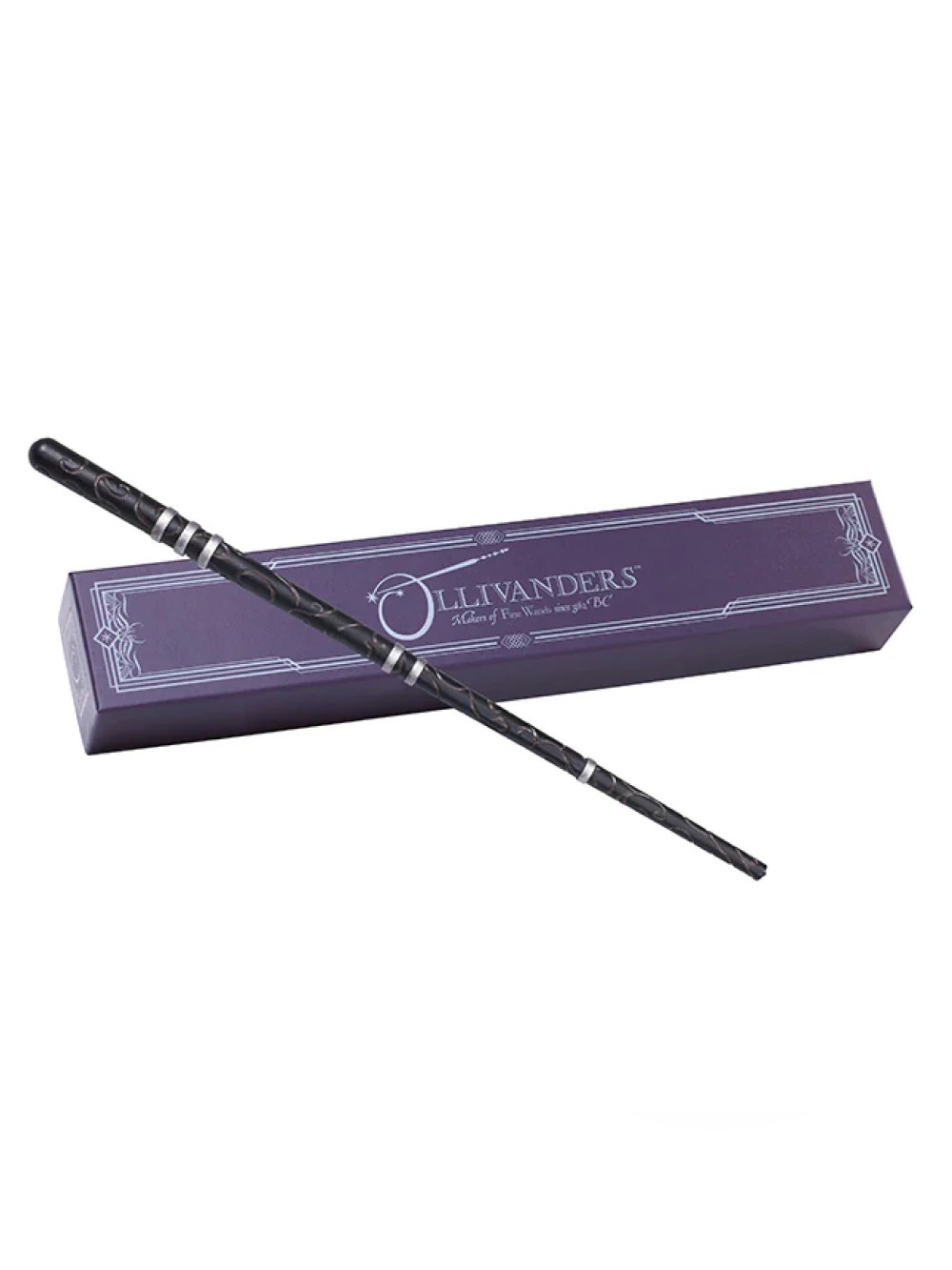 Interactive Ollivanders Black Walnut & Dragon Heartstring Wand Harry Potter
